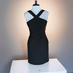 Laundry by Shelli Segal black Crisscross straped, fully lined - back zip. 4